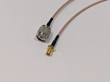 Кабельна збірка SMA-Female - TNC-Male ВЧ кабель перехідник RG316 довжина 30 см SMA-F-TNC-M-RG316-0.3 фото