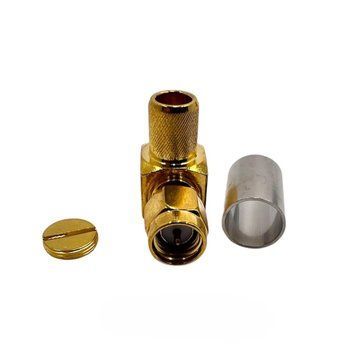 ВЧ конектор SMA-Male 90&deg; на кабель 5D-FB кутовий SMA-Male-5D-FB-90 фото