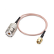 Кабельна збірка UHF-Female (SO239) - SMA-Male ВЧ кабель перехідник RG316 довжина 30 см UHF-F-SMA-M-RG316-0.3 фото 7