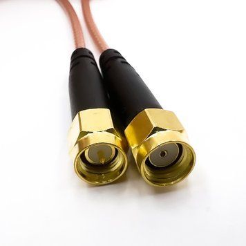 Кабельна збірка RP-SMA-Male- SMA-Male ВЧ кабель перехідник RG316 довжина 30 см RP-SMA-M-SMA-M-RG316-0.3 фото