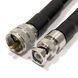 Кабельна збірка UHF-Male (PL259) - BNC Male ВЧ кабель перехідник LMR 400 довжина 50 см UHF-M-BNC-M-LMR400-0.5 фото 3