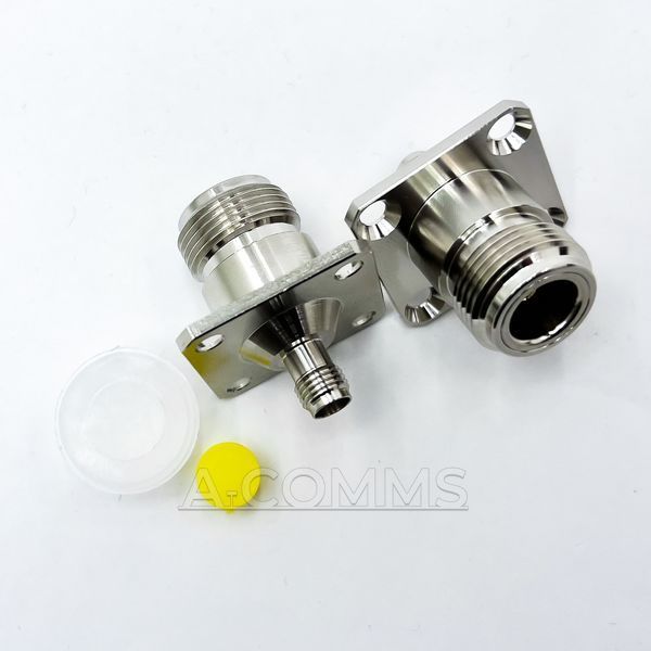 Адаптер SMA-Female - N-Type-Female (Переходник мама - мама) фланцевый SMA-Female-N-Type-Female-flange фото