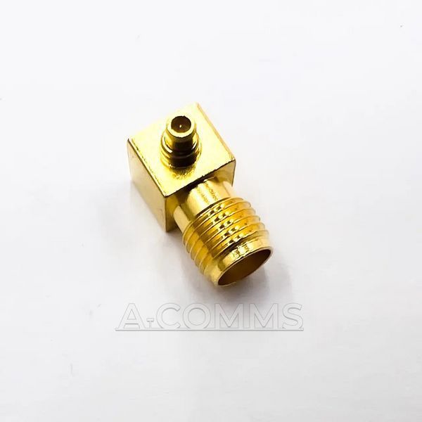 Перехідник SMA-Female - MMCX-Male-90 (конектор мама - тато) кутовий SMA-Female-MMCX-Male-90 фото