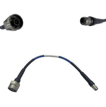 Пігтейл SMA-Male - N-Type-Male ВЧ кабель перехідник UF370P довжина 30 см UF370P-NMSMAM-0.3M фото