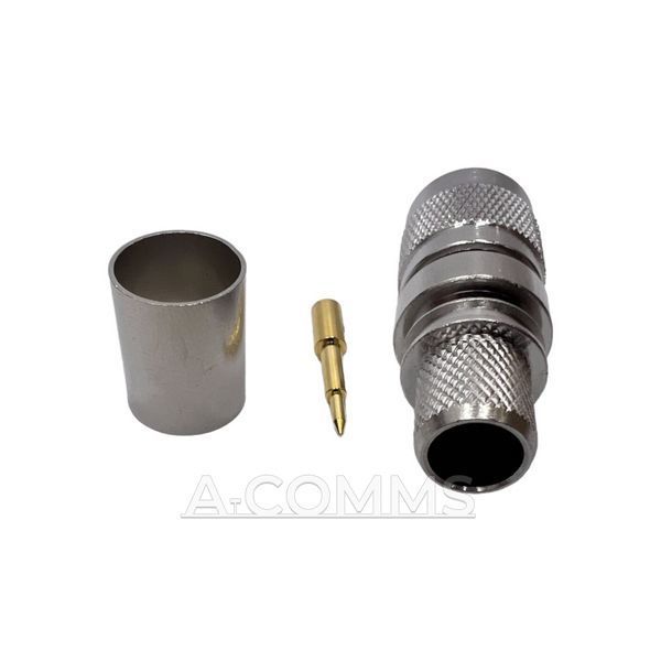ВЧ коннектор TNC-Male на кабель RG-213 под обжим TNC-male-RG213-crimp фото