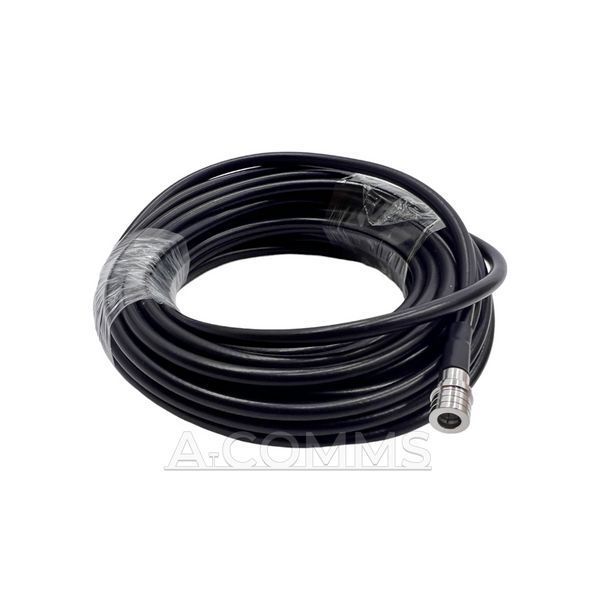 Пігтейл QMA-Female - QMA-Male ВЧ кабель переходник RG223 10 м QMA-M-QMA-F-RG223-10 фото