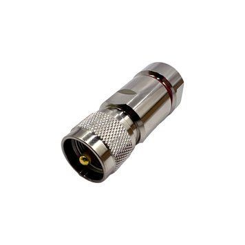 ВЧ конектор UHF-Male (PL259) на кабель 1/2" цанговий UHF-male-1/2"-clamp фото