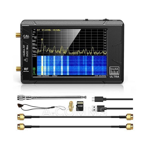 Аналізатор спектру TinySA Ultra+ ZS406, 4", 6GHz TinySA-ULTRA+ZS406 фото