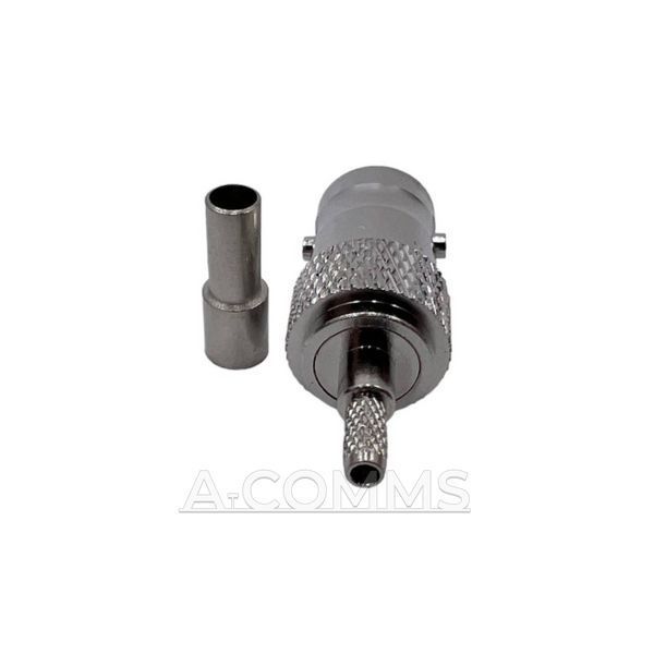 ВЧ конектор BNC-Female на кабель RG316 під обтиск BNC-female-RG316-crimp фото