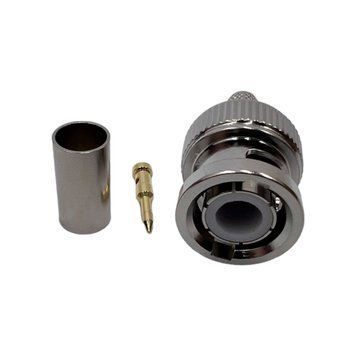 ВЧ конектор BNC-Male на кабель RG223 під обтиск BNC-male-RG223-crimp фото