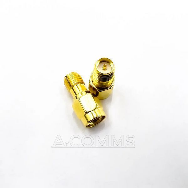 Переходник RP-SMA-Female - SMA-Male (коннектор мама - папа) RP-SMA-Female-SMA-Male фото