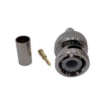 ВЧ конектор BNC-Male на кабель RG400 під обтиск BNC-male-RG400-crimp фото